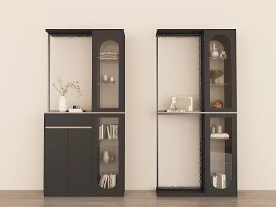 Modern minimalist screen cabinet 3d model
