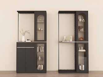 Modern minimalist screen cabinet 3d model