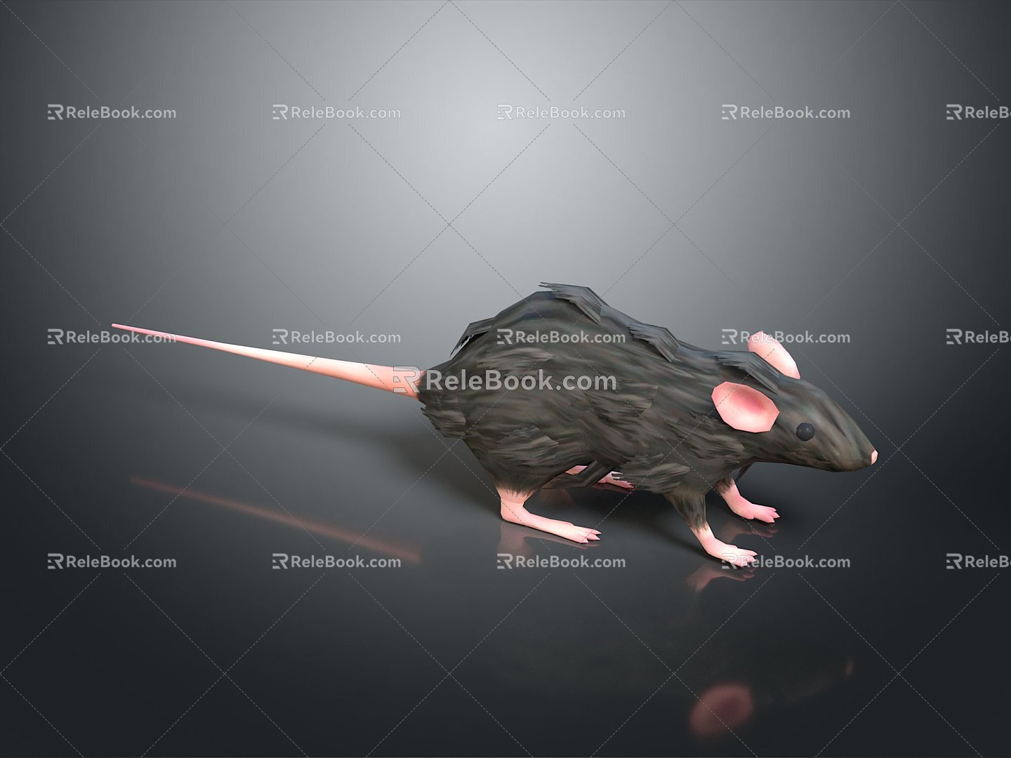 Cartoon Mouse Anime Mouse Anime Mouse Cartoon Character Cartoon Animal Cartoon Small Animal Game Character 3d model