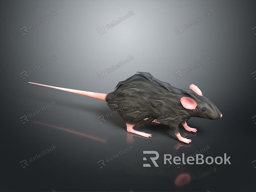 Cartoon Mouse Anime Mouse Anime Mouse Cartoon Character Cartoon Animal Cartoon Small Animal Game Character model