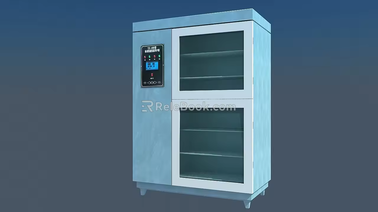 Constant temperature and humidity curing box 3d model