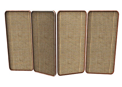 New Chinese-style Screen Partition Rattan Partition Screen Chinese-style Partition Ancient Partition New Chinese-style Screen Partition Rattan-style Partition Screen Chinese-style Partition 3d model