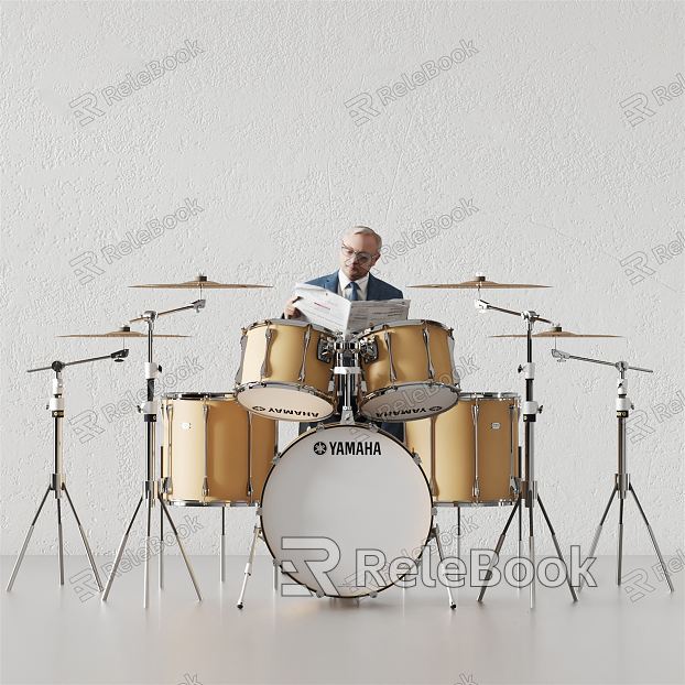 Modern drum set model