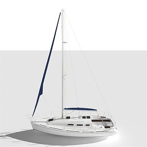 Modern Sailing 3d model