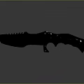 Tactical Serrated Blade Knife With Carbon Fiber Handle And Ergonomic Grip