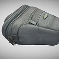 Gray Durable Travel Bag With Zipper Closure And Comfortable Handle Design