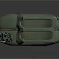 Green 20 Liter Jerry Can With Metal Nozzle And Handle Design