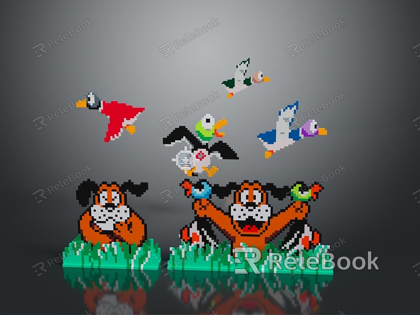 Game Environment Duck Playing Game Scene Fairy Tale Scene Fairy Tale Magic Scene Magic Item model