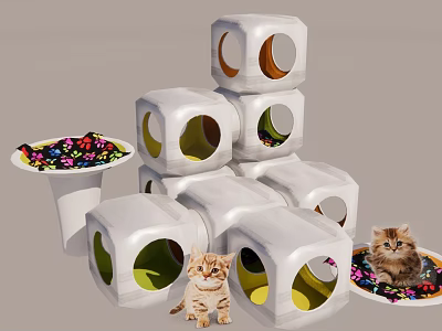 Cat Nest Apartment 3d model