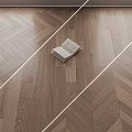 Natural Oak Wooden Flooring With Herringbone And Straight Patterns Open Book