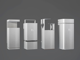 trash can 3d model