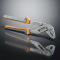 Professional Hardware Pliers With Orange And Gray Handles For Heavy Duty Tasks