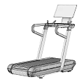 Modern Treadmill Fitness Equipment With Large Digital Screen And Stable Structure
