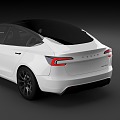 L115 New Tesla Model3 White 3d model