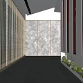 Square ceiling 3d model