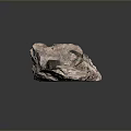 Natural Pink Stone With Wood Like Textures And Irregular Shape