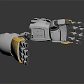 Modern Manipulator Robot Arm Mechanical Arm Robot Arm Robot Head 3d model