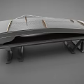 Modern Guzheng Instruments 3d model