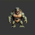 Turtle Cartoon Turtle Snapping Turtle Chickbill Turtle Reptile Cold Blooded Animal Reptile Class 3d model