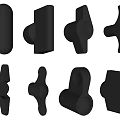 Modern Cabinet Handles With Various Sleek Designs And Geometric Shapes For Furniture