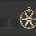 High Quality Car Parts Golden Wheel Rims with Elegant Metallic Design for Vehicles