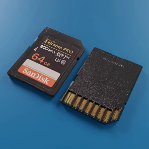 Memory card 3d model