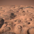 Mars Ground Hill Moon Canyon Desert Terrain Mountain Range 3d model