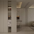 Modern Living Dining Room With Beige Sofa Black Coffee Table Large Window TV And Plants