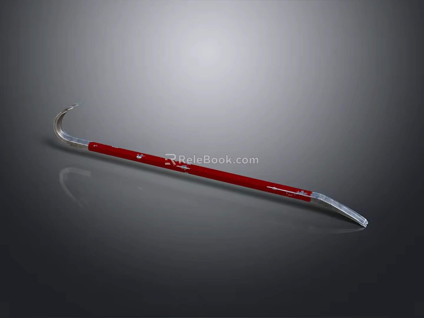 Iron Crowbar Iron Skid Crowbar Tools Hardware Tools Processing Tools Furniture 3d model