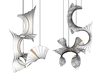 Modern Chandelier Art Decorative Chandelier 3d model