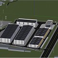 Logistics Park 3d model