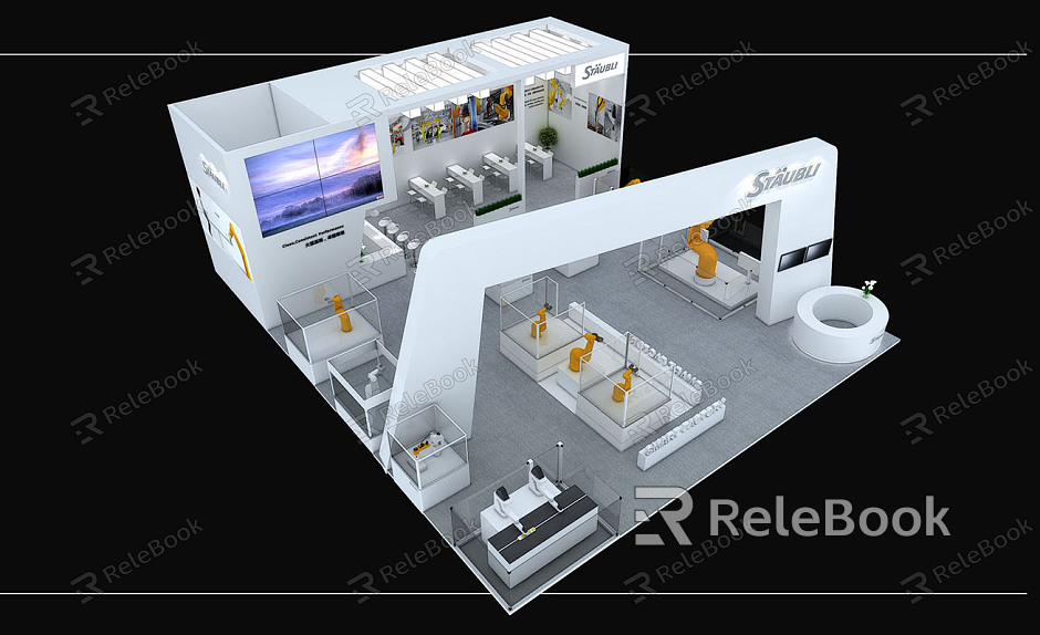 Modern Exhibition Booth model