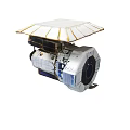 Advanced Spacecraft With Solar Panels Communication Antenna And Metallic Components 3d model