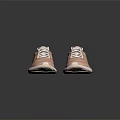 Light Pink Modern Casual Sneakers With White Laces And Breathable Mesh Upper