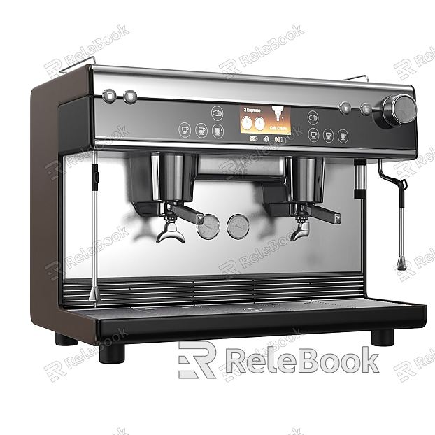 Modern coffee machine Commercial coffee machine Double head coffee machine model