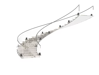 Stairs 3d model