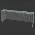 Soccer Goal With Sturdy Metal Frame And Diamond Mesh Net Structure