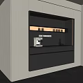 Minimalist Sideboard 3d model