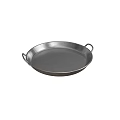 Durable Stainless Steel Cooking Pan With Dual Handles For Home Kitchen Use