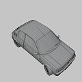 white car 3d model