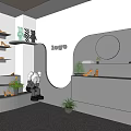 Modern Public Office Space With Open Layout Ergonomic Desks And Green Plants For Collaboration