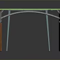 Unique Modern Dining Chair With Green Seat And Wooden Legs Design
