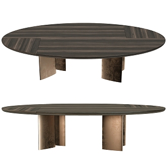 Modern dining table 3d model