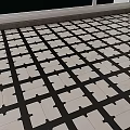 Black And White Checkerboard Wooden Flooring For Modern Bright Home Interior
