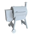 Traeger Wood Fired Grill Commercial Equipment With Mobile Design And Drip Cup Features