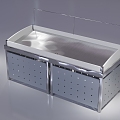 Supermarket Shelf Ice Table Supermarket Ice Table 3d model