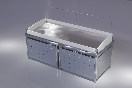 Supermarket Shelf Ice Table Supermarket Ice Table 3d model