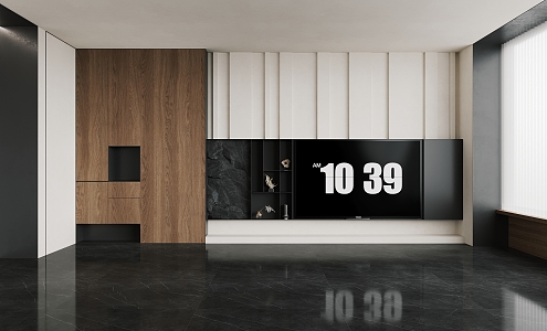 Modern Cabinet TV Wall 3d model