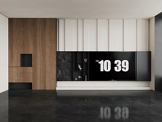Modern Cabinet TV Wall 3d model
