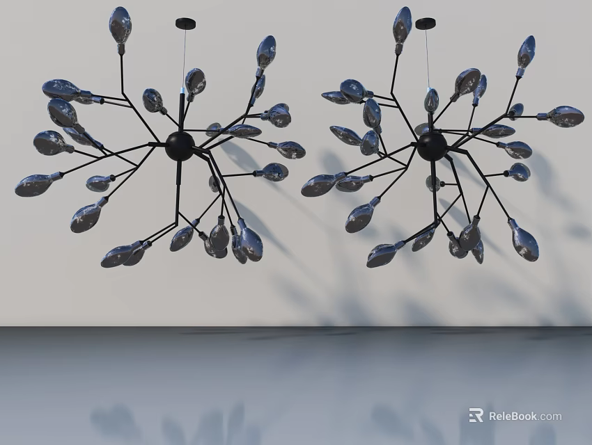 Elegant Modern Kitchen Interior Featuring Stylish Hinged Door And Marble Elements 3d model